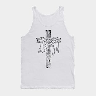 Wooden cross Tank Top